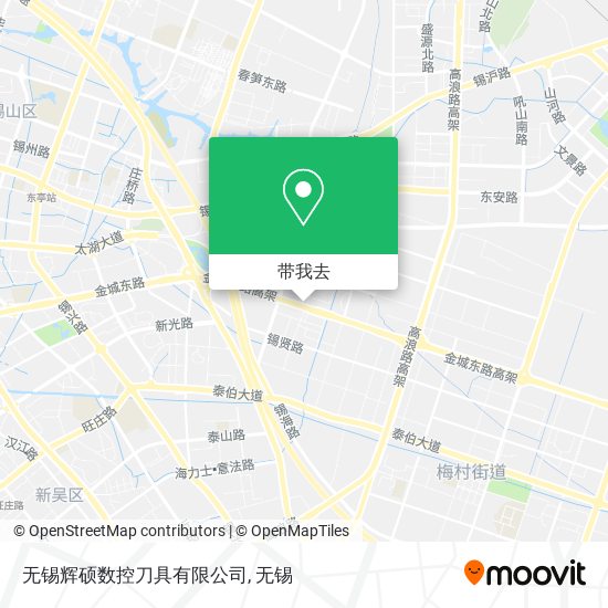 无锡辉硕数控刀具有限公司地图