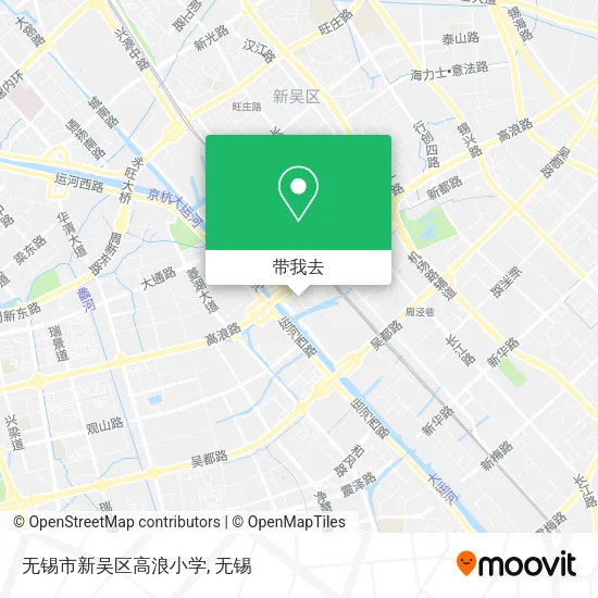 无锡市新吴区高浪小学地图