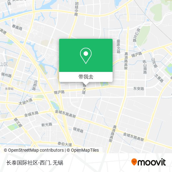 长泰国际社区-西门地图
