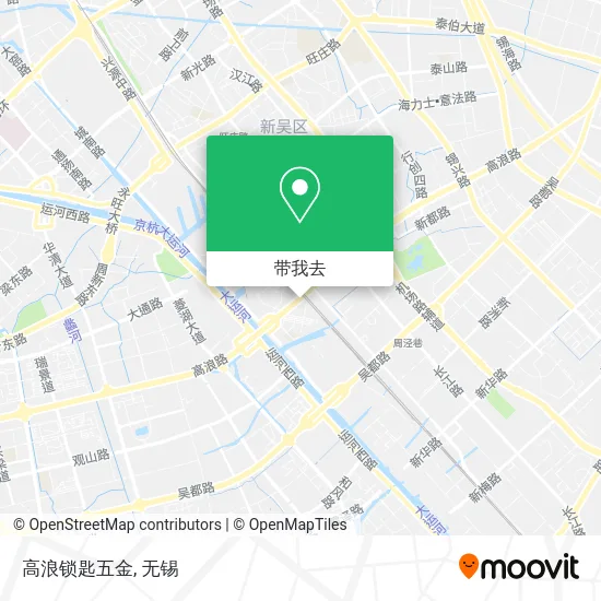 高浪锁匙五金地图