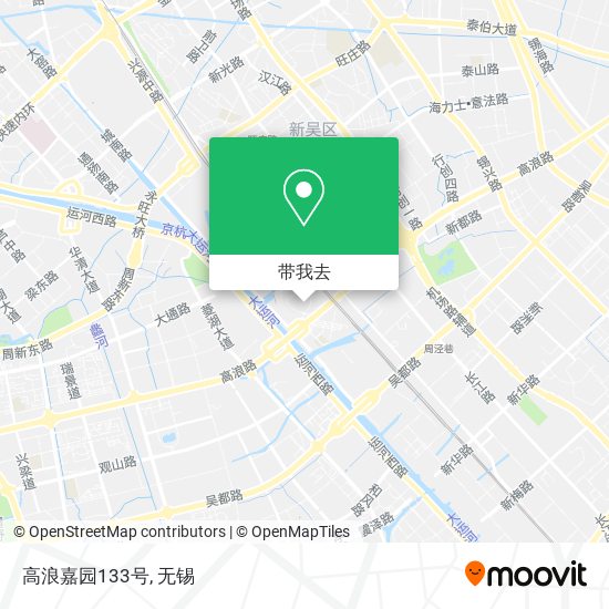 高浪嘉园133号地图