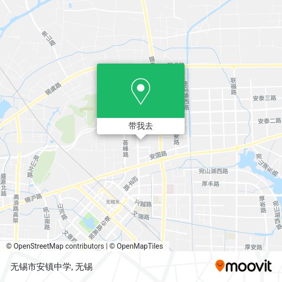无锡市安镇中学地图