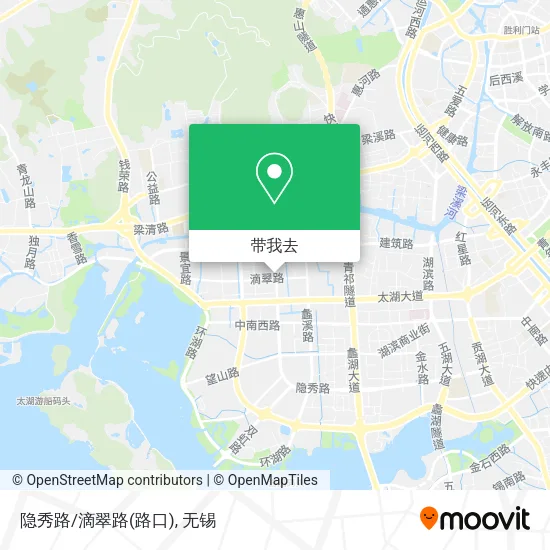 隐秀路/滴翠路(路口)地图