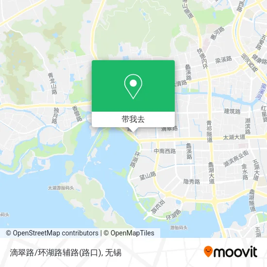 滴翠路/环湖路辅路(路口)地图