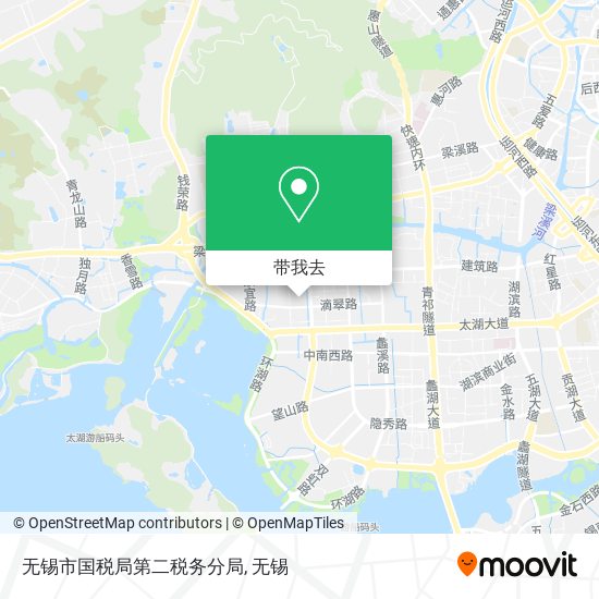 无锡市国税局第二税务分局地图