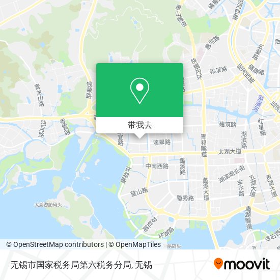 无锡市国家税务局第六税务分局地图