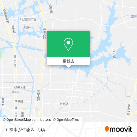 五福水乡生态园地图