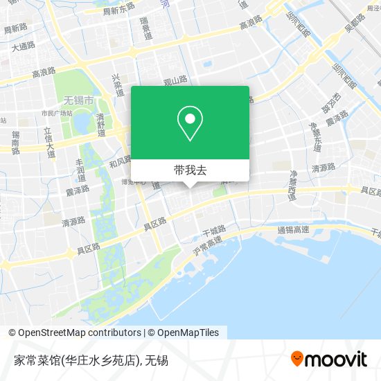 家常菜馆(华庄水乡苑店)地图