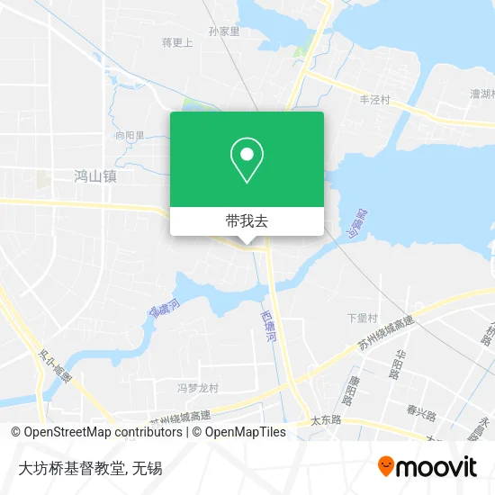 大坊桥基督教堂地图