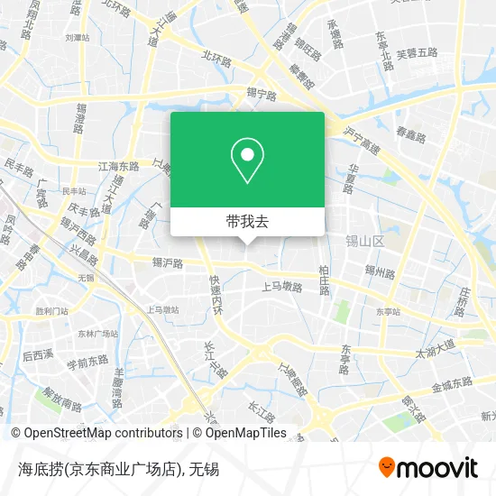 海底捞(京东商业广场店)地图