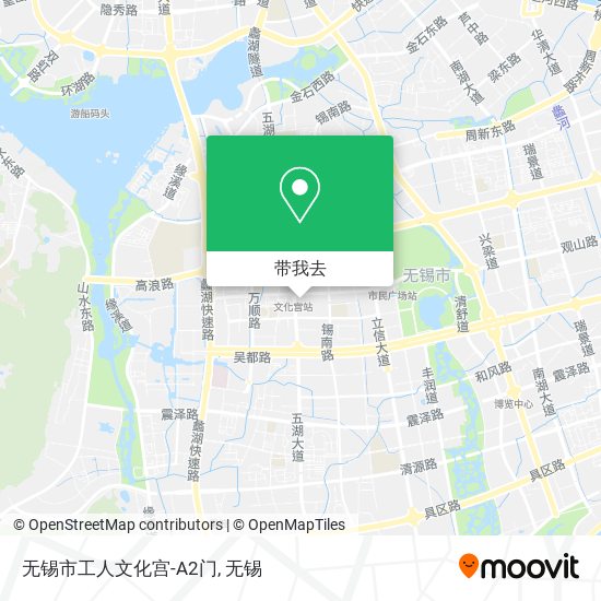 无锡市工人文化宫-A2门地图