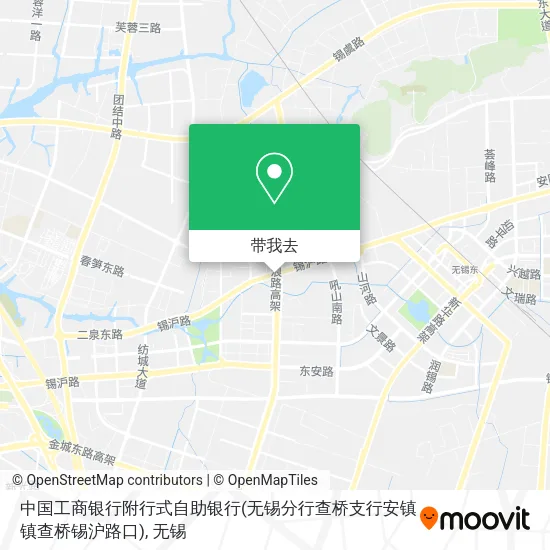 中国工商银行附行式自助银行(无锡分行查桥支行安镇镇查桥锡沪路口)地图