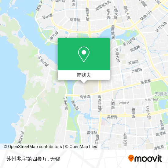 苏州兆宇第四餐厅地图