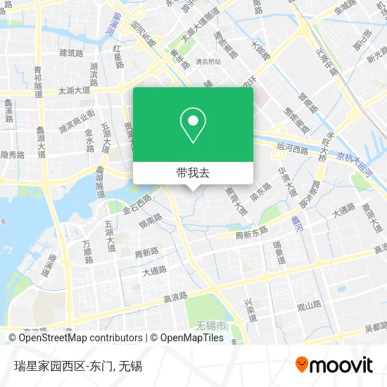 瑞星家园西区-东门地图