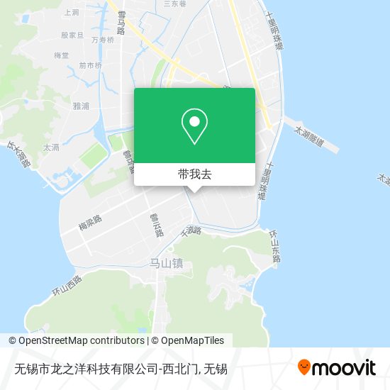 无锡市龙之洋科技有限公司-西北门地图