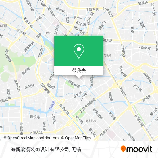 上海新梁溪装饰设计有限公司地图
