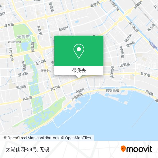 太湖佳园-54号地图