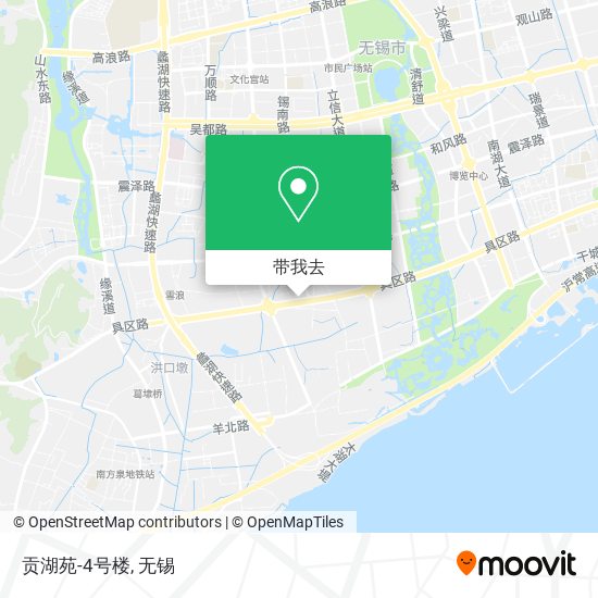 贡湖苑-4号楼地图