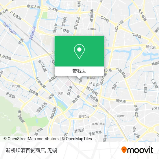 新桥烟酒百货商店地图