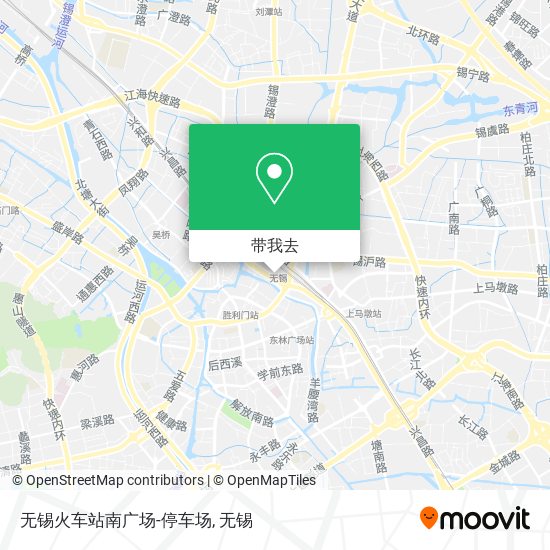 无锡火车站南广场-停车场地图