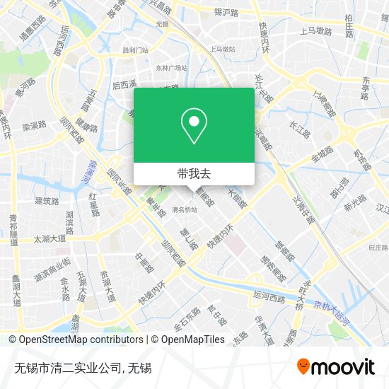 无锡市清二实业公司地图