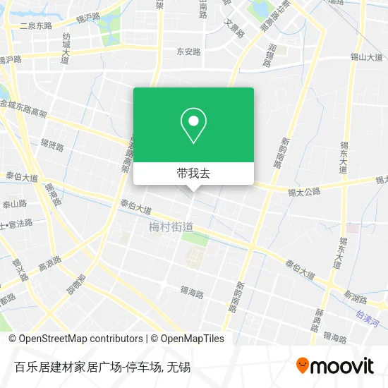 百乐居建材家居广场-停车场地图