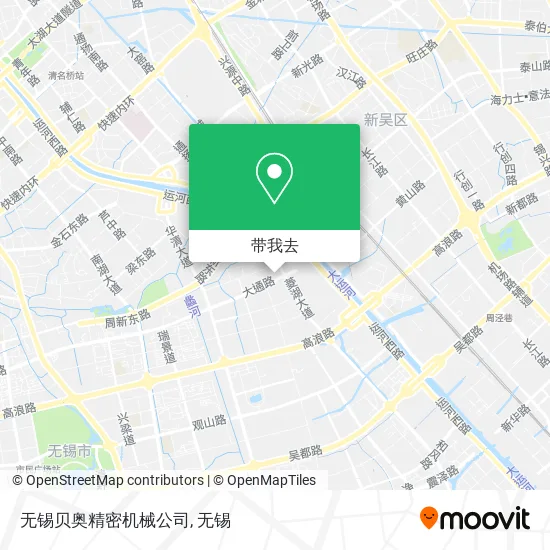 无锡贝奥精密机械公司地图