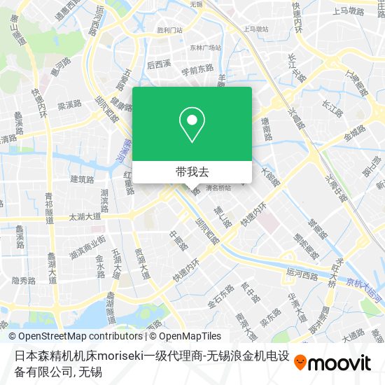 日本森精机机床moriseki一级代理商-无锡浪金机电设备有限公司地图
