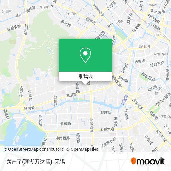 泰芒了(滨湖万达店)地图