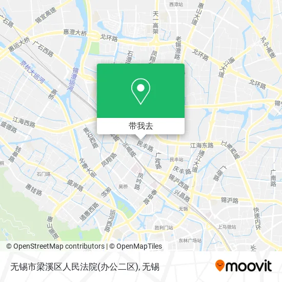 无锡市梁溪区人民法院(办公二区)地图