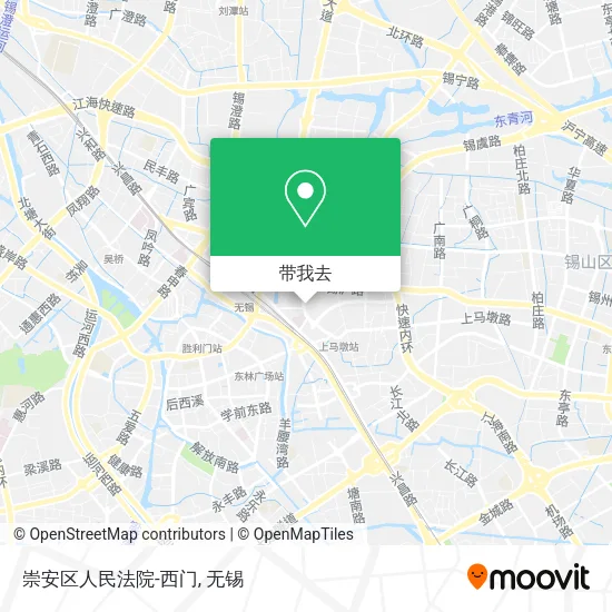 崇安区人民法院-西门地图