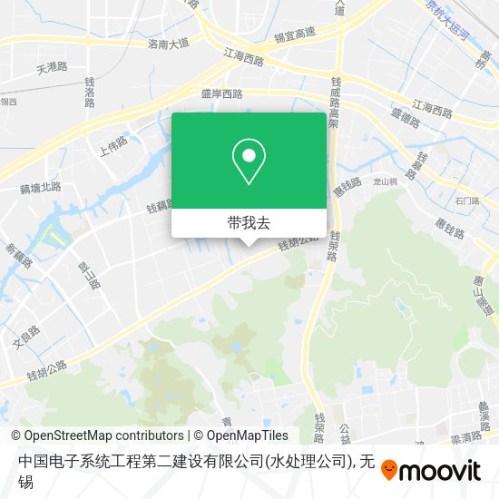 中国电子系统工程第二建设有限公司(水处理公司)地图