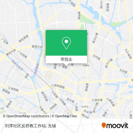 刘潭社区反邪教工作站地图