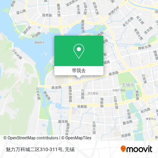 魅力万科城二区310-311号地图