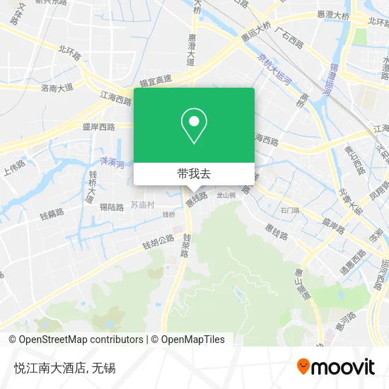 悦江南大酒店地图