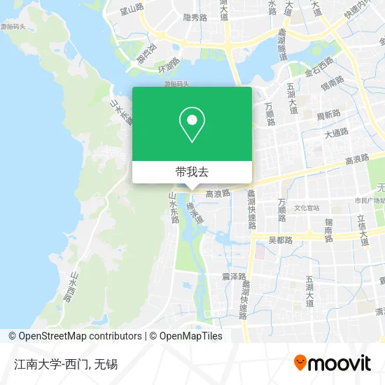 江南大学-西门地图