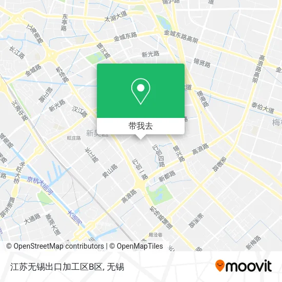江苏无锡出口加工区B区地图