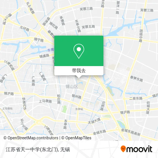 江苏省天一中学(东北门)地图