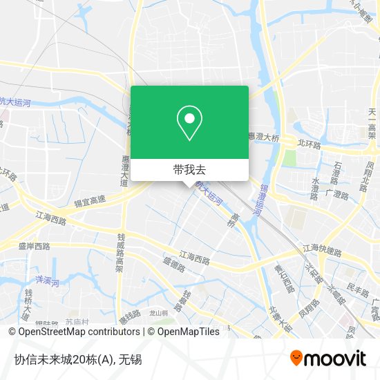 协信未来城20栋(A)地图