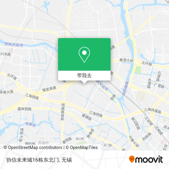 协信未来城16栋东北门地图