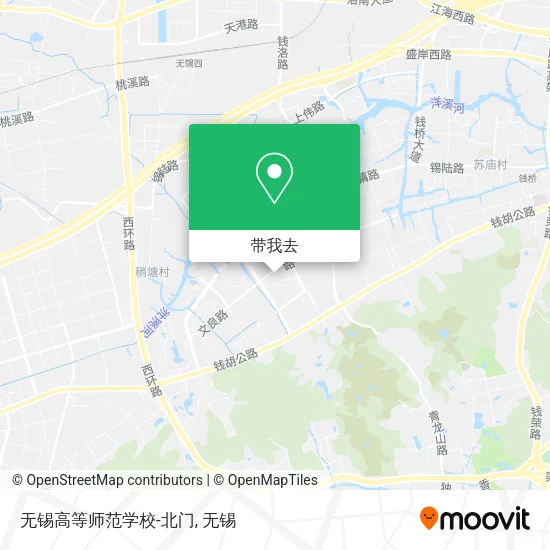 无锡高等师范学校-北门地图