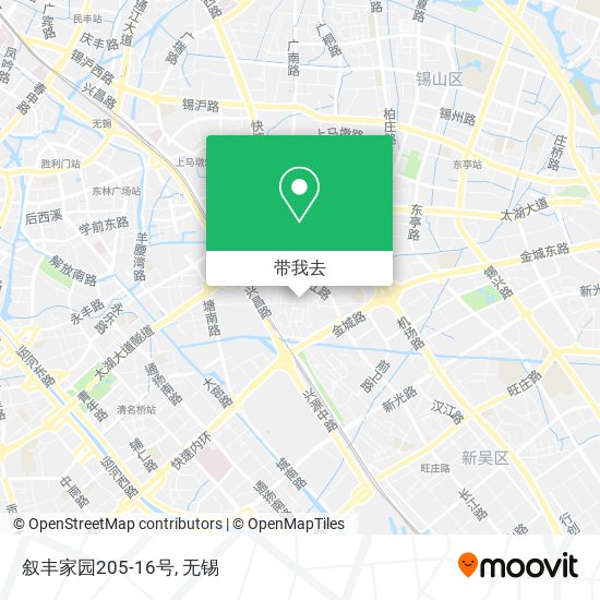 叙丰家园205-16号地图