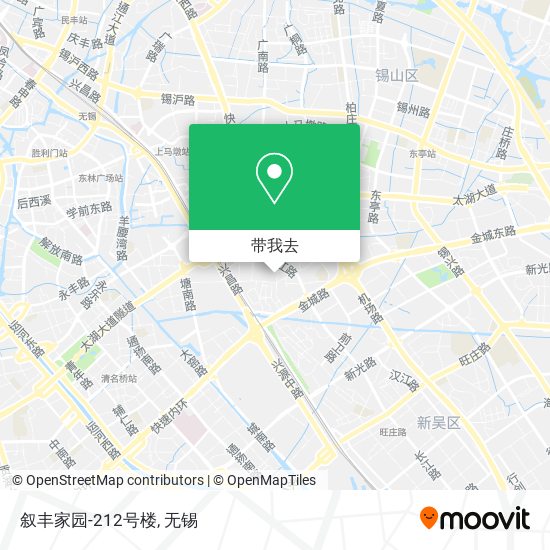 叙丰家园-212号楼地图