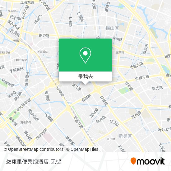 叙康里便民烟酒店地图