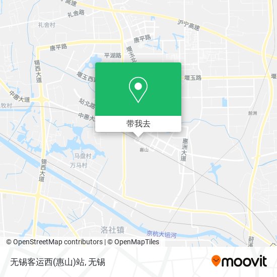 无锡客运西(惠山)站地图