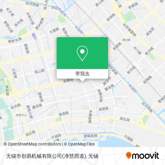 无锡市创易机械有限公司(净慧西道)地图