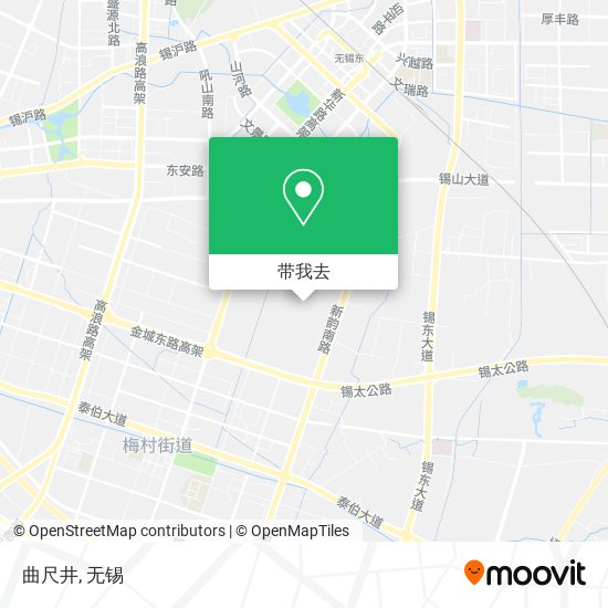 曲尺井地图