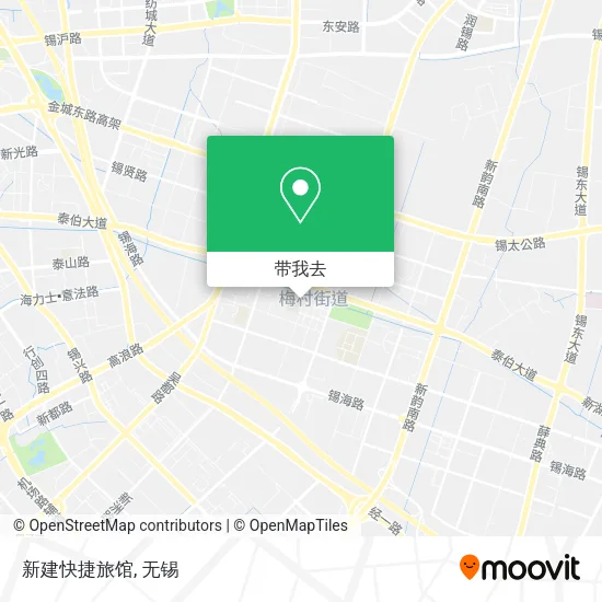 新建快捷旅馆地图