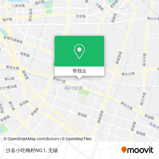 沙县小吃梅村NO.1地图