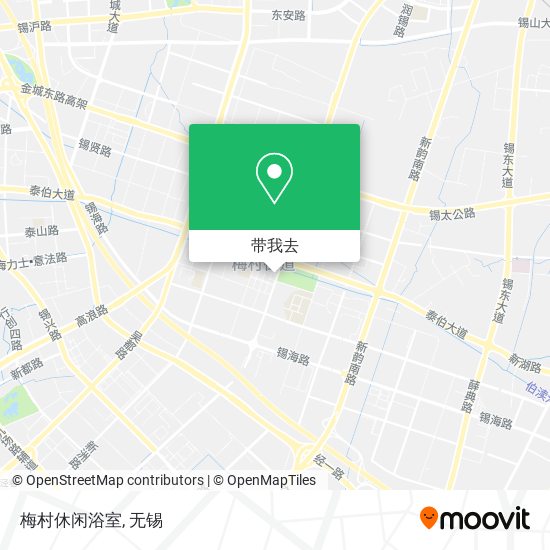 梅村休闲浴室地图